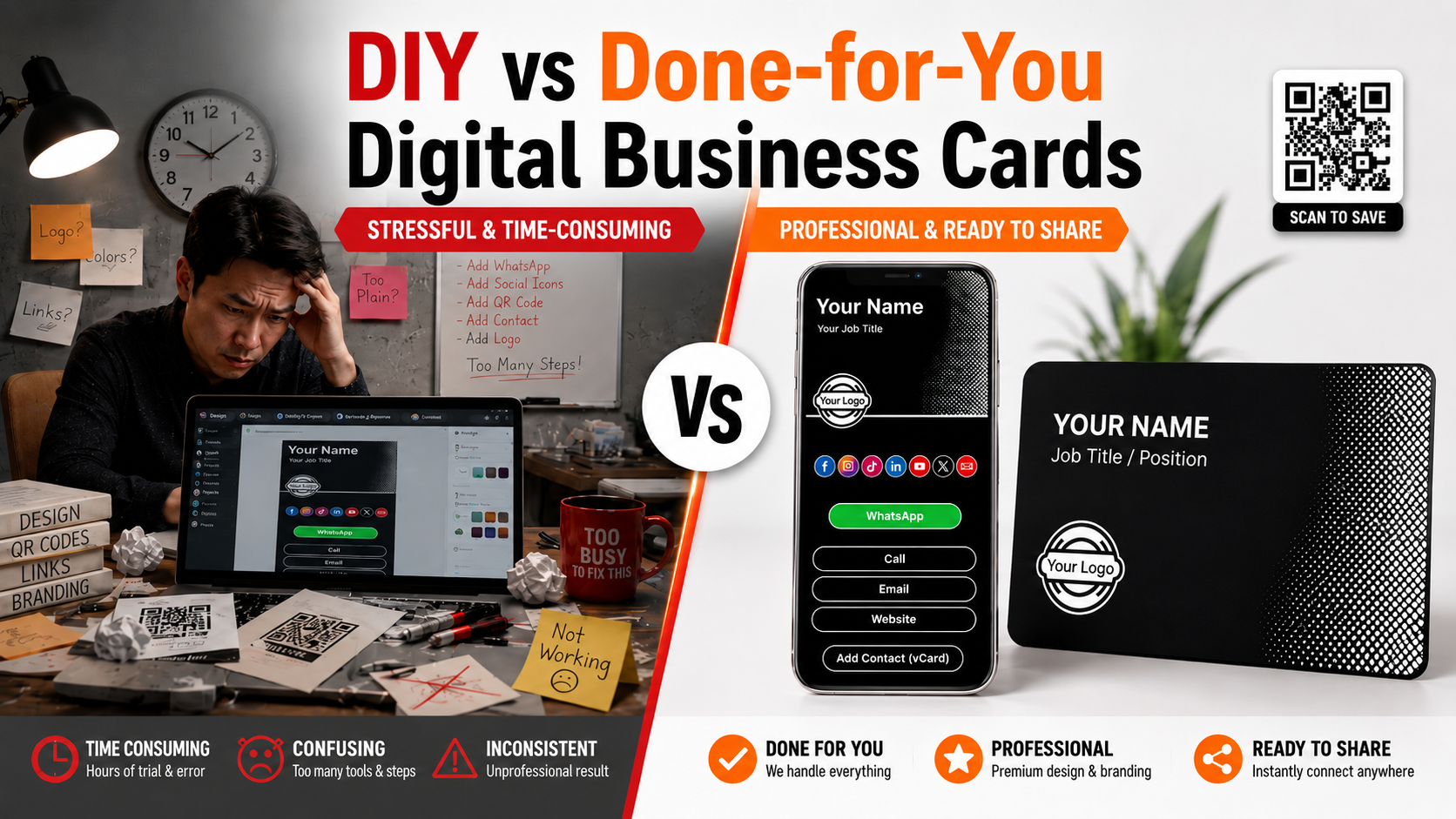 Done for you NFC Digital Business Card